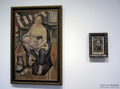 Maternidad (1922) junto a  Madre y niño - maternidad (1926)
